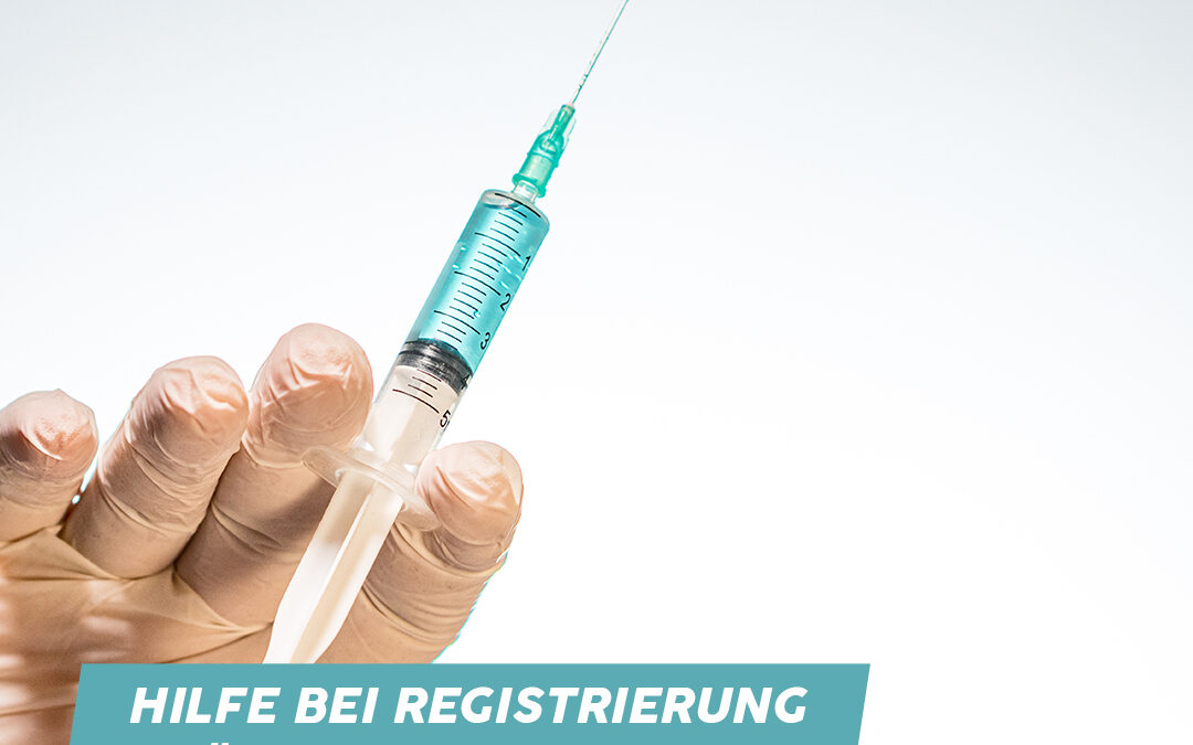 Abgeordneter Marc Ruland (SPD) hilft bei der Online-Terminregistrierung für die Corona-Impfung