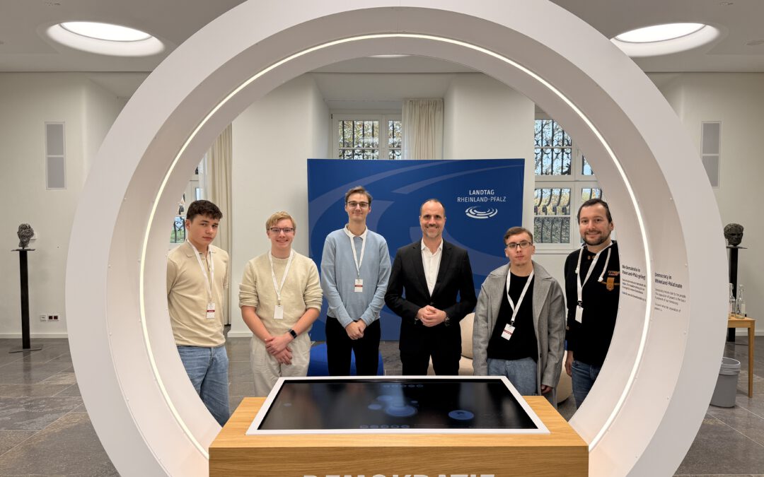  JUSOS Andernach besuchten Clemens Hoch im Landtag